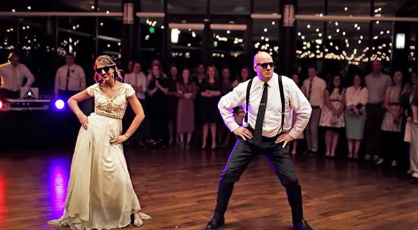 Father & Bride Electrify Crowd When Tender Dance Takes Insanely Epic Turn