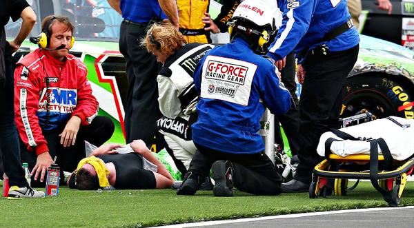 Kyle Busch Collapses, Requires Medical Attention At Race