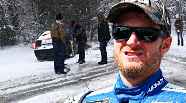 Dale Jr. Rescues Police From Winter Storm