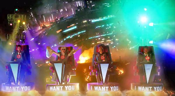 Blake & Adam Know They're 'In Trouble' In 'Voice' Trailer Featuring New Coaches