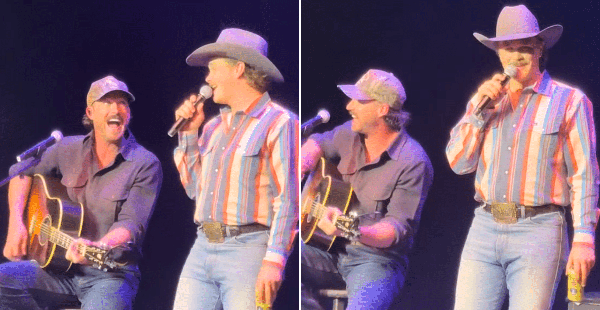 Riley Green & Zach Top Team Up At NFR For Charming Collaboration