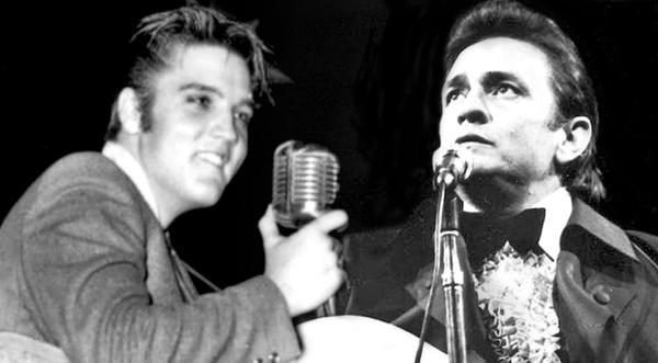 Elvis & Johnny Cash Sing "Just A Little Talk With Jesus" During "Quartet" Session