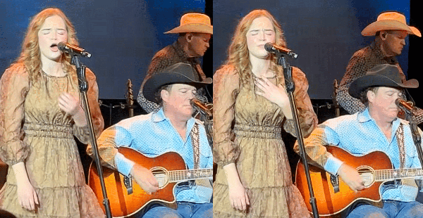 Clay Walker Gets Teary-Eyed Watching Teenage Daughter Effortlessly Sing “Jesus, Take The Wheel” Onstage