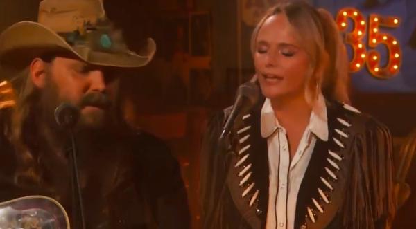 Chris Stapleton Sings Surprise Duet With Miranda Lambert At 2021 ACM Awards
