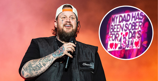 Jelly Roll Jumps Off Stage Mid-Show To Meet Fan Who’s 1,384 Days Sober, “I Never Do This”