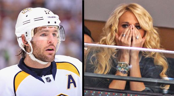 Carrie Underwood's Husband Mike Fisher Leaves Game With Potentially Serious Injury