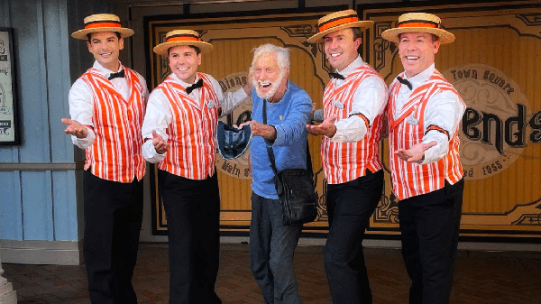 97-Year-Old Dick Van Dyke Visits Disneyland