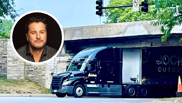 Luke Bryan’s Semi Gets Stuck Beneath Bridge In Route To Chicago Concert