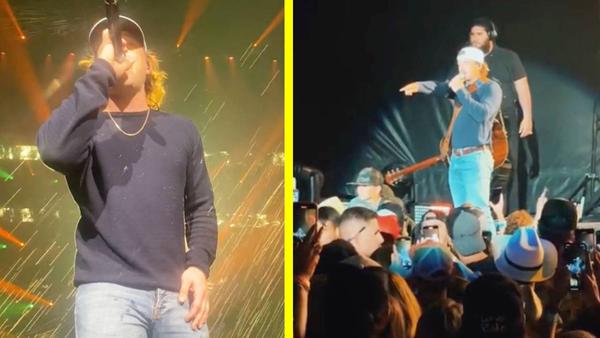 Morgan Wallen Gets Drink Thrown On Him During Show – Kicks Out Fan Who Did It