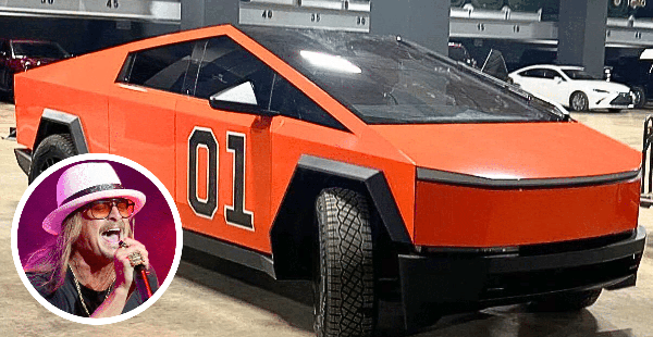 An Up Close Look At Kid Rock’s General Lee Cybertruck