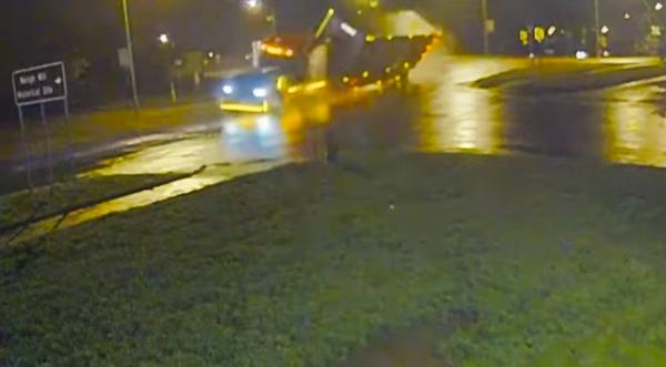 Semi Truck Crashes Into Store Sending Cows Flying From Trailer