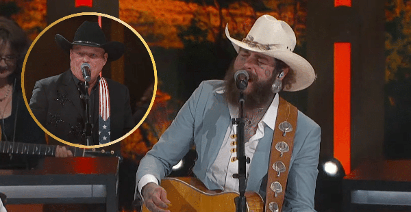 Post Malone Joined By John Michael Montgomery At Opry Debut For “Be My Baby Tonight”