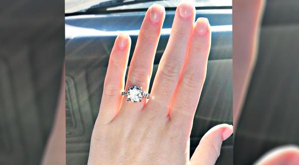 NASCAR Driver Proposes To Girlfriend With Massive Diamond