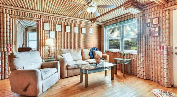 For Sale: Florida Home Covered Entirely With Budweiser Cans