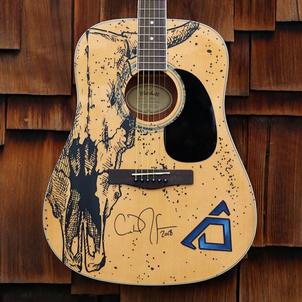 Win A Custom CoJo Bull Skull Guitar Signed By Cody Johnson