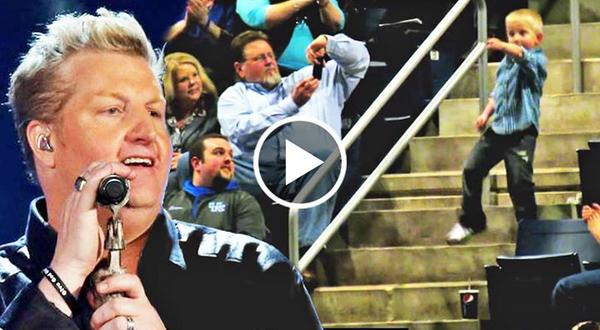 Little Boy Steals The Spotlight By Dancing At A Rascal Flatts Concert! (Awesome!)