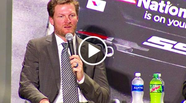 Dale Jr. Gets Choked Up Explaining Why He's Quitting