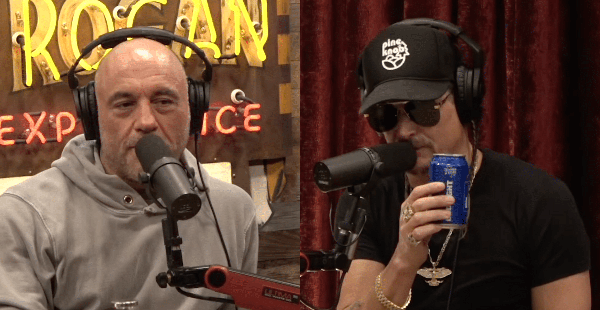 Kid Rock Drinks Beer With Joe Rogan While Discussing Viral Bud Light Video