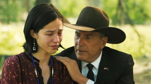 “Yellowstone” Actress Shares Reaction To Emotional Scene Between Monica & John Dutton