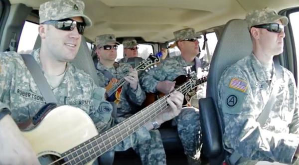 Soldiers' Impromptu Performance Of 'Wagon Wheel' Will Make Your Jaw Drop