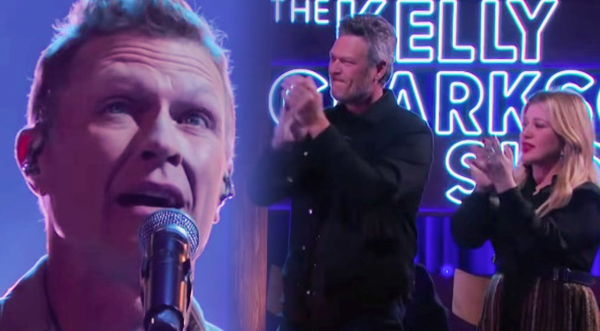 Blake Shelton & Kelly Clarkson Cry After Craig Morgan Sings 'The Father, My Son, And The Holy Ghost'