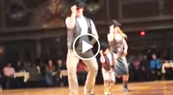 Little Cowboy Steals The Stage With Feisty 'Redneck Woman' Line Dance