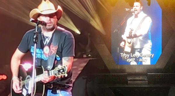 Jason Aldean Pays Tribute To Troy Gentry With Passionate Cover Of Montgomery Gentry Hit