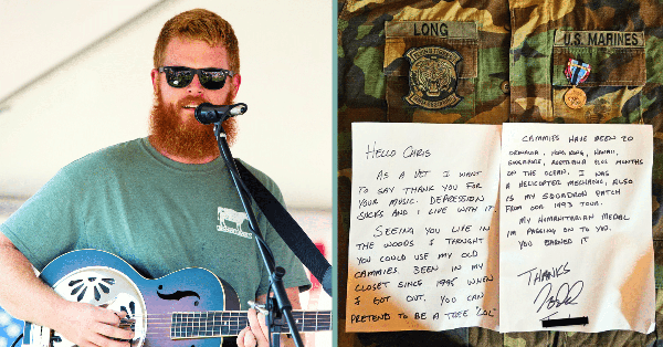 Oliver Anthony Receives Meaningful Gift From Military Veteran