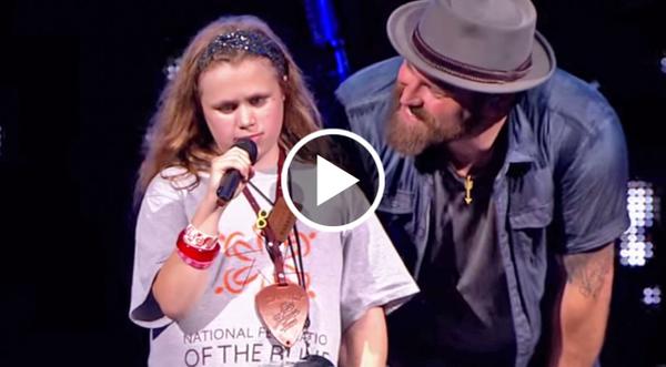 Blind 11-Year Old Steals The Show At Zac Brown Band Concert