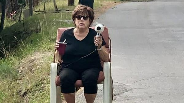 Grandma Uses Hair Dryer To Slow Down Speeding Motorists