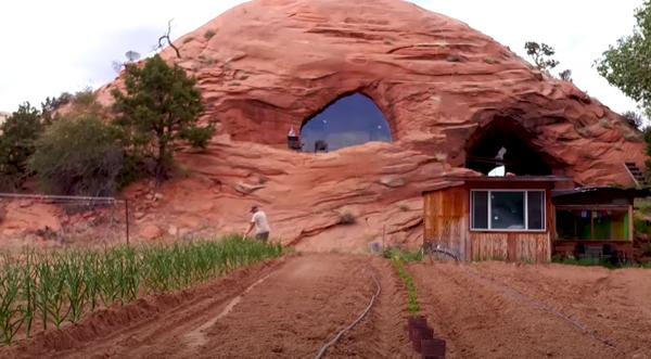 Man Builds 5,700 SQFT Home Inside Mountain