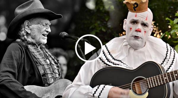 Depressed Viral Clown Gives Remarkable Cover Of Willie Nelson Classic