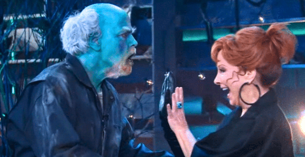 Rex Linn Surprises Reba McEntire With Spooky Halloween Costume