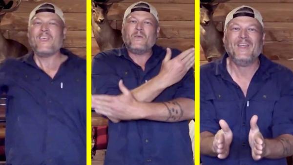 Blake Shelton Shows Off Hilarious Dance Moves In New TikTok Video