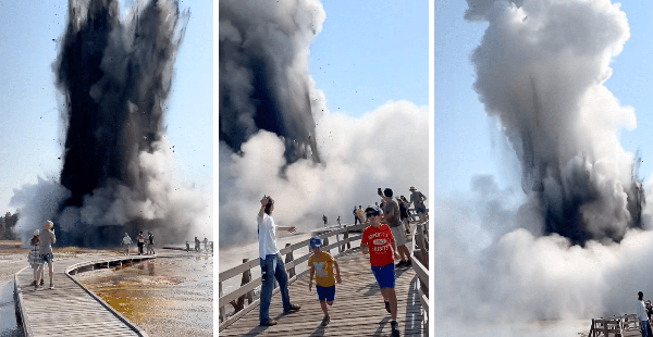 Massive Explosion Occurs at Yellowstone National Park’s Biscuit Basin