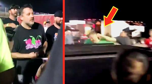 Tony Stewart Punches Fan In The Face