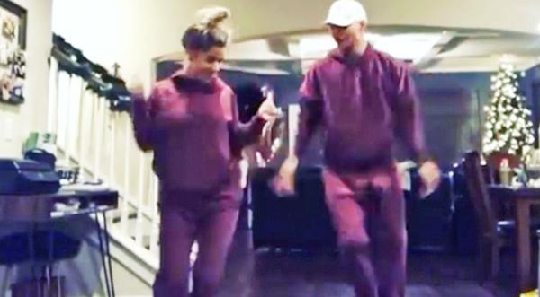 Kane Brown & His Fiancée Rock Matching Outfits & Show Off Their Best Dance Moves