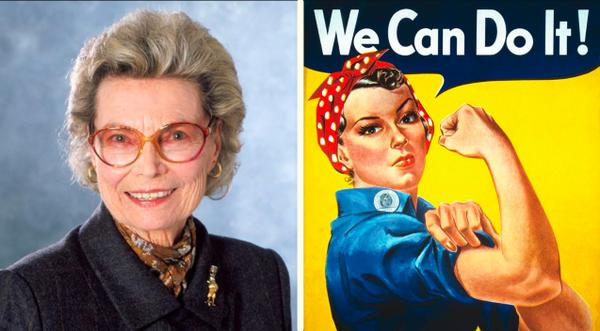 Rosalind P. Walter - Original 'Rosie The Riveter' - Has Passed Away