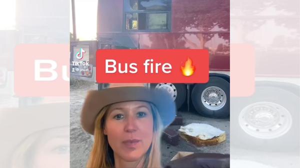 Jewel’s Tour Bus Catches Fire In Hotel Parking Lot