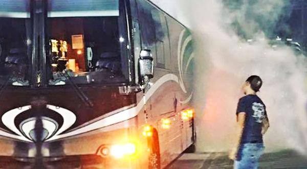 Country Star Left Standing Shirtless After Tour Bus Goes Up In Flames