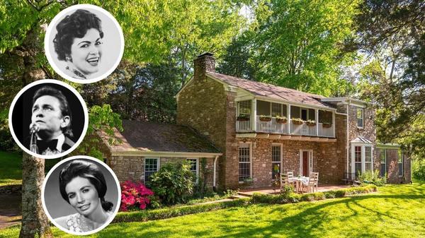 Home Formerly Owned By Johnny Cash, Patsy Cline Listed For $3.5 Million