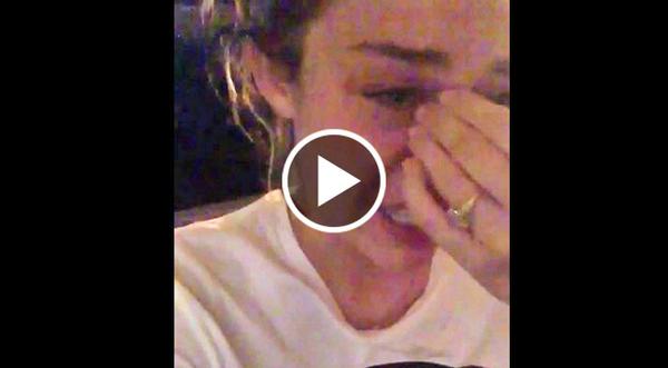 Tearful Miley Cyrus Reacts To Election Results