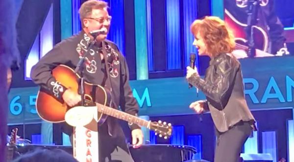 Vince Gill Joins Reba For Swingin' Opry Performance Before Giving Her A Tearful Surprise