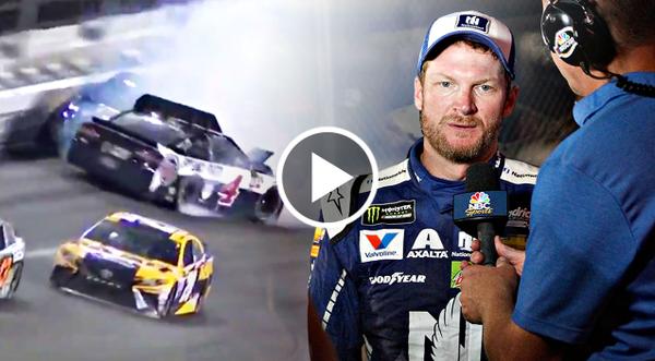 Dale Jr.'s Daytona Dreams End In Brutal Crash