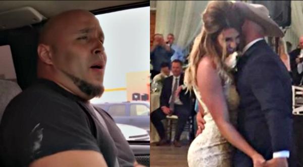 "Tennessee Whiskey" Dad Shocks Newlyweds With Wedding Reception Surprise