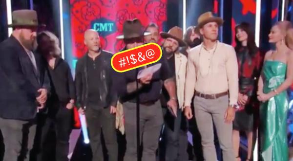 Zac Brown Band Drops F-Bomb On Live TV At CMT Awards