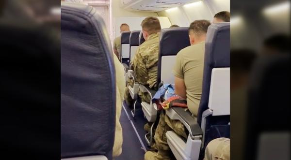 Soldiers Deployed For 11 Months Sing “Take Me Home, Country Roads” On Flight Home