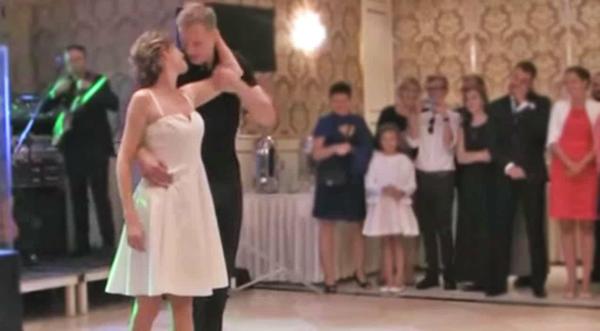 Bride & Groom Channel ‘Dirty Dancing’ For Wedding Dance