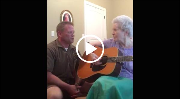 Alzheimer's Ridden Mom Joined By Son For Emotional Country Duet
