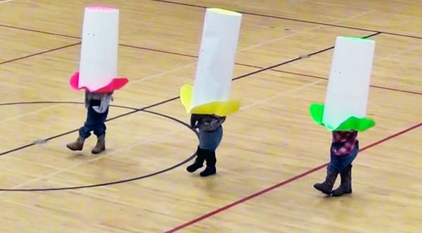 Little Cowboys, Huge Hats! 3 Students Give Hysterical Dance To 'Elvira'